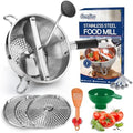 Stainless Steel Food Mills With 3 Milling Discs,Ergonomic design Of
