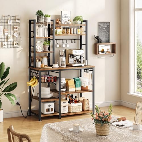 SNTD 6-Tier Bakers Rack, 36 x 14.6 x 72 in