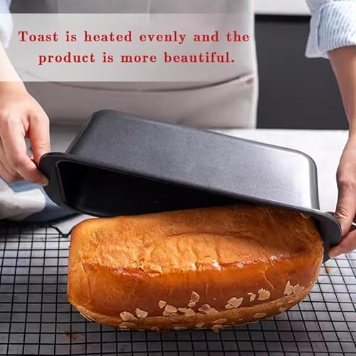 2PCS Small Loaf Pan for Baking Bread, 1lb Bread Loaf Tin, 7.5 x 3.5 x