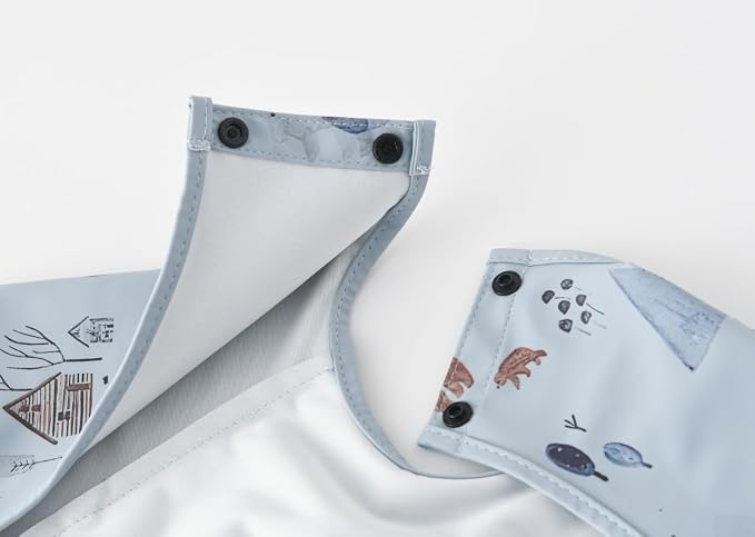 Waterproof Baby Bibs, Infant Toddler Extra Cover Feeding Bib - Image 5