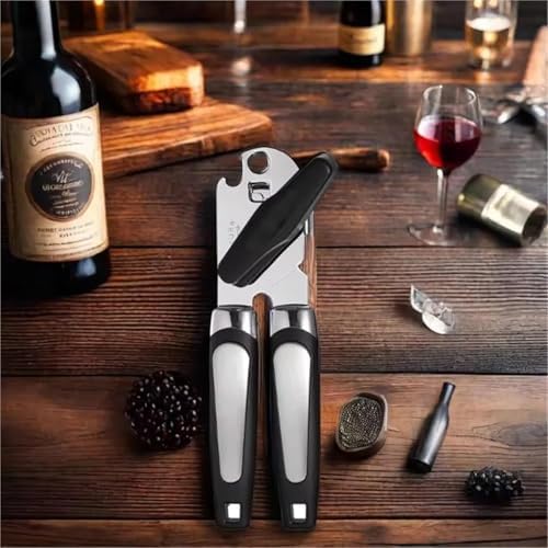 Multifunctional Stainless Steel Manual Can Opener and Bottle Opener