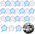 Patelai Silicone Stretch Can Lids, 24 Pcs