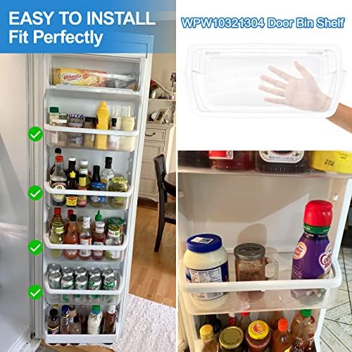 WPW10321304 Refrigerator Door Bin for Whirlpool Refrigerator Door
