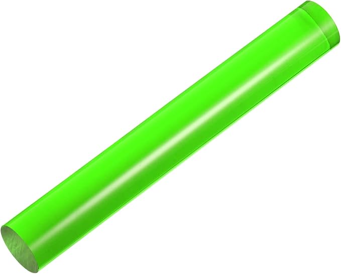 HARFINGTON Acrylic Clay Roller 7.28 Inch x 1 Inch Solid Non-Stick Plastic Round - Image 3