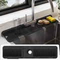 24 Inch Silicone Faucet Mat for Kitchen Sink Splash Guard Behind