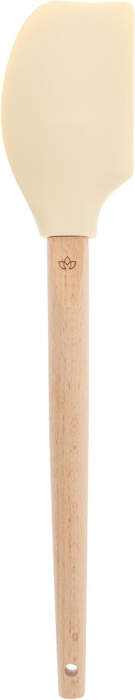 Karma, Silicone Spatula with Wood Handle Heat Resistant, cooking and Mixing - Image 2