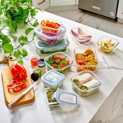 40pc Glass Food Storage Container and Bowl Set