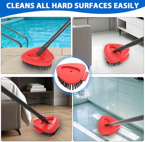 2-Pack Replacement Scrub Brush Heads for O-Cedar EasyWring