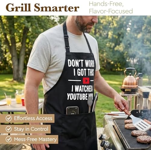 Funny Farthers Day Grilling Aprons for