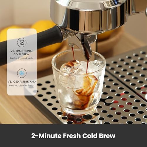 Gemilai G3006A Espresso Machine, 15 Bar, Stainless Steel
