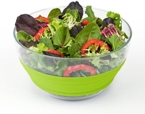 PrepWorks 4 Qt Collapsible Salad Spinner for Quick Salad Washing and Drying