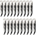 HYZ Wine Openers Bulk 20-Pack for Bartender, Waiter Corkscrew-Black