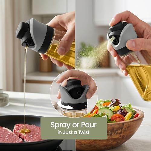 DWËLLZA KITCHEN Olive Oil Dispenser, 11.5 oz, Set of 2