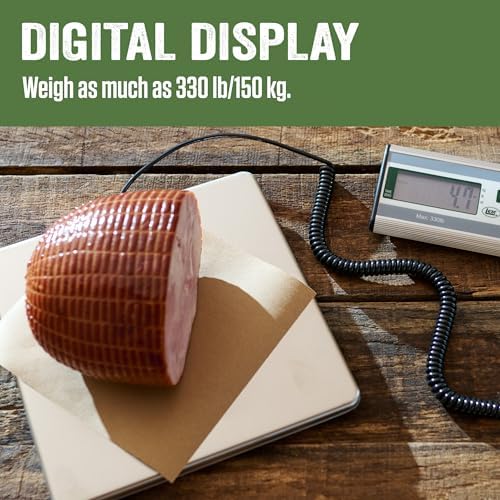 LEM Products 330 lb Stainless Steel Digital Scale, Silver