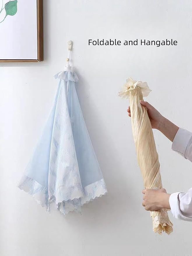 Wuyue Hua40X50cm Large Premium Pop-Up Mesh Screen Food Cover Tent Umbrella - Image 5