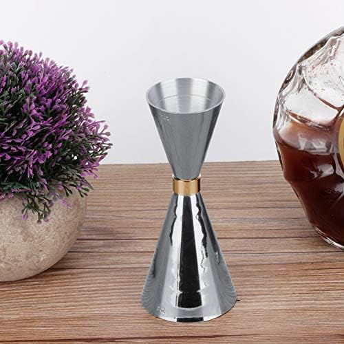 Stainless Steel Jigger Set, 30ml and 60ml Cone Shaped Drink Measuring