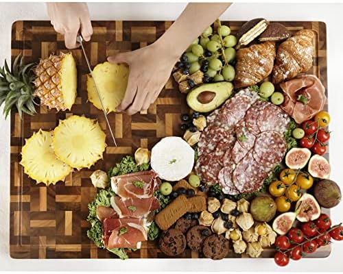 YOUSUNLONG Acacia and Oak Cutting Board, 24 x 18 x 1.5 Inch