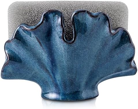 Uiddo Ceramic Kitchen Sink Sponge Holder