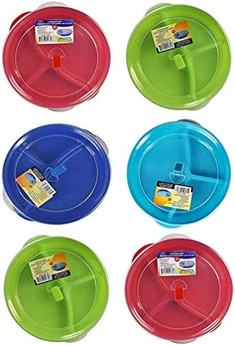 (Set of 6) Microwave Food Storage Tray Containers - 3
