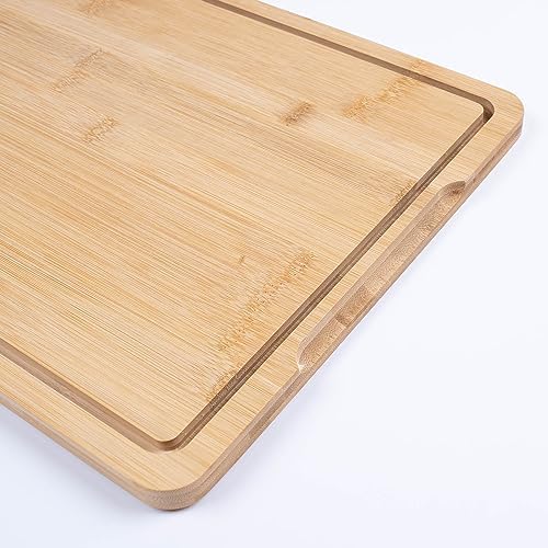 BOXIO - CuttingBoard: Premium Bamboo Wood Cutting Board for Camping &