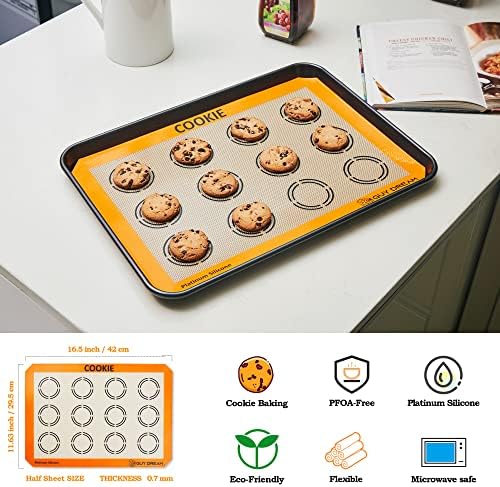GUY DREAM All-in-One Silicone Baking Mat Set - Kneading Mat, Cookie &