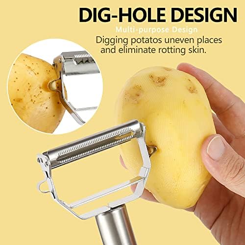 Stainless Steel Peeler Julienne Cutter Slicer for Carrot Potato Melon
