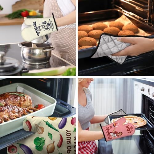 DYJYBMY Always Use Protection Oven Mitt and Pot Holder