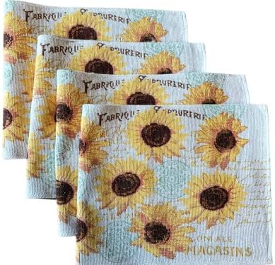 Sunflower Kitchen Decor Sets Featuring Sunflower Placemats, Sunflower