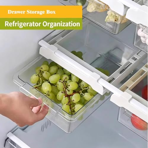 1Pack Refrigerator Organizer Bins Refrigerator Drawer Fridge