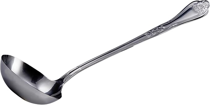 Winco Heavy-Duty Gravy/Soup Ladle, 4 Ounce by Winco