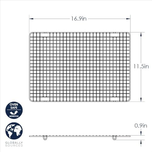 Nordic Ware 43343 Oven Safe Nonstick Baking & Cooling Grid