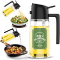 16oz/470ml Black 2-in-1 Oil Dispenser and Sprayer