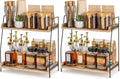 ANBOXIT 2-Tier Coffee Station Organizer, Pack of 2