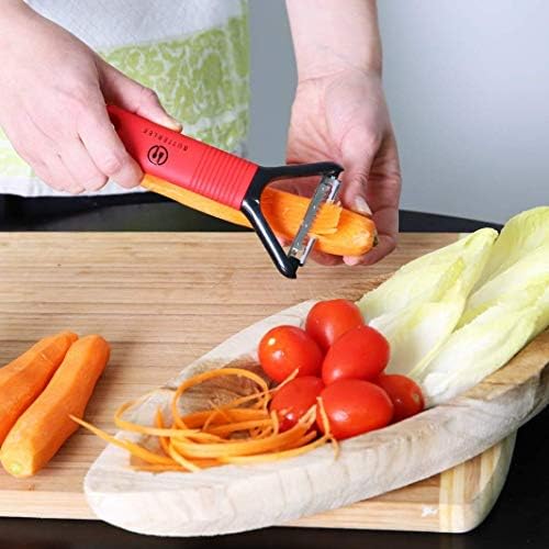 Vegetable Peeler trio set by BUTTERLEE. Potato, apple, fruit, kiwi