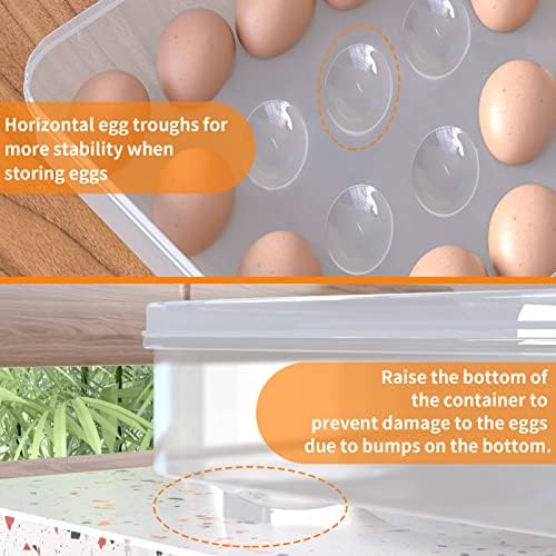 77L Deviled Egg Containers with Lid, Set of 2