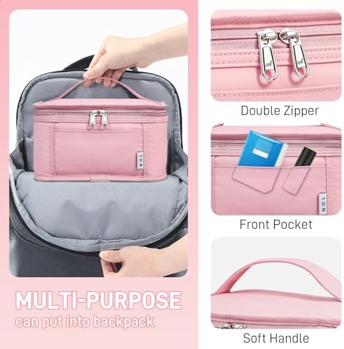 NOL Small Lunch Bag Mini Lunch Box Insulated Lunch Bag for Men/Women