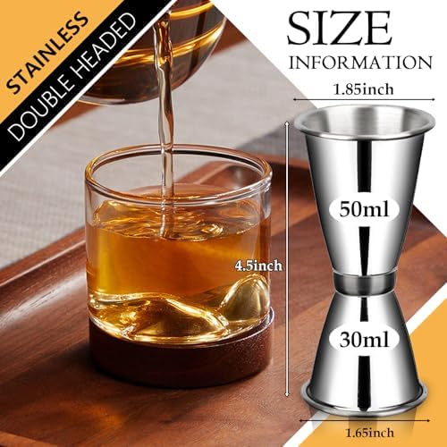 9 Pieces Jigger Bartending Double Cocktail Japanese Measuring