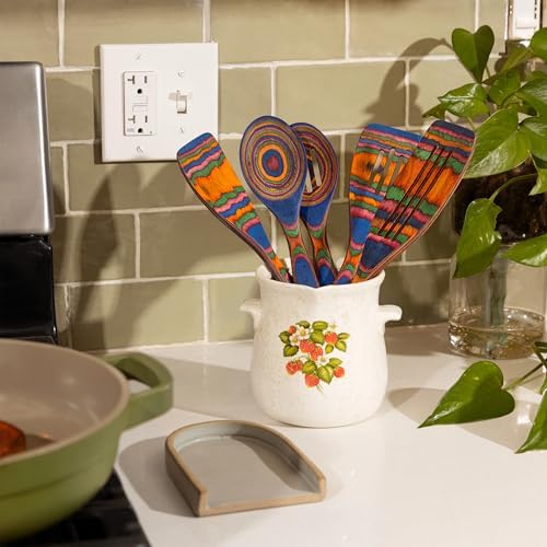 5pc Wood Cooking Utensils Set - Wooden Spoons for Cooking – Pakka Wood