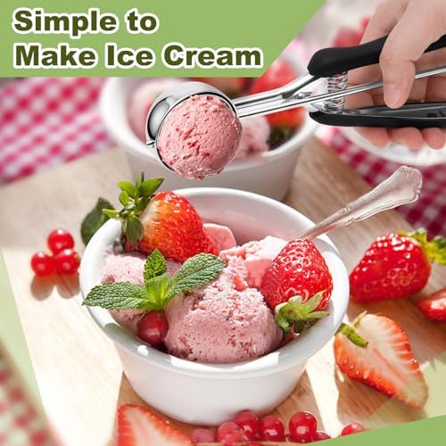 3 Pack Cookie Scoop, Stainless Steel Cookie Scoops for Baking