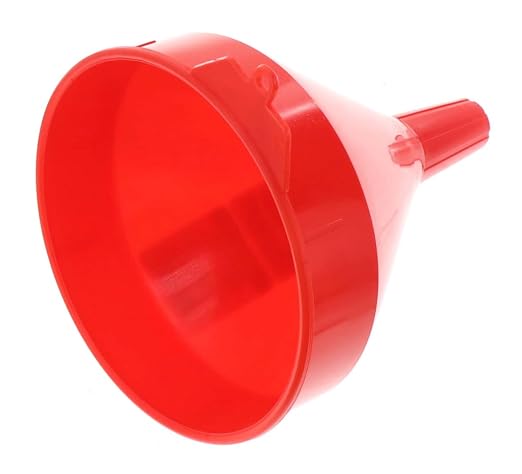 LubriMatic 75-070 Polyethylene Plastic Funnel w/ Screen - Image 3