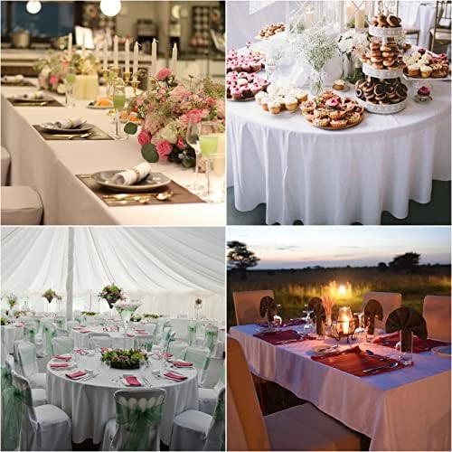 Fokitut 2 Pack Waterproof Rectangle Tablecloth, 60x120 Inch,Stain