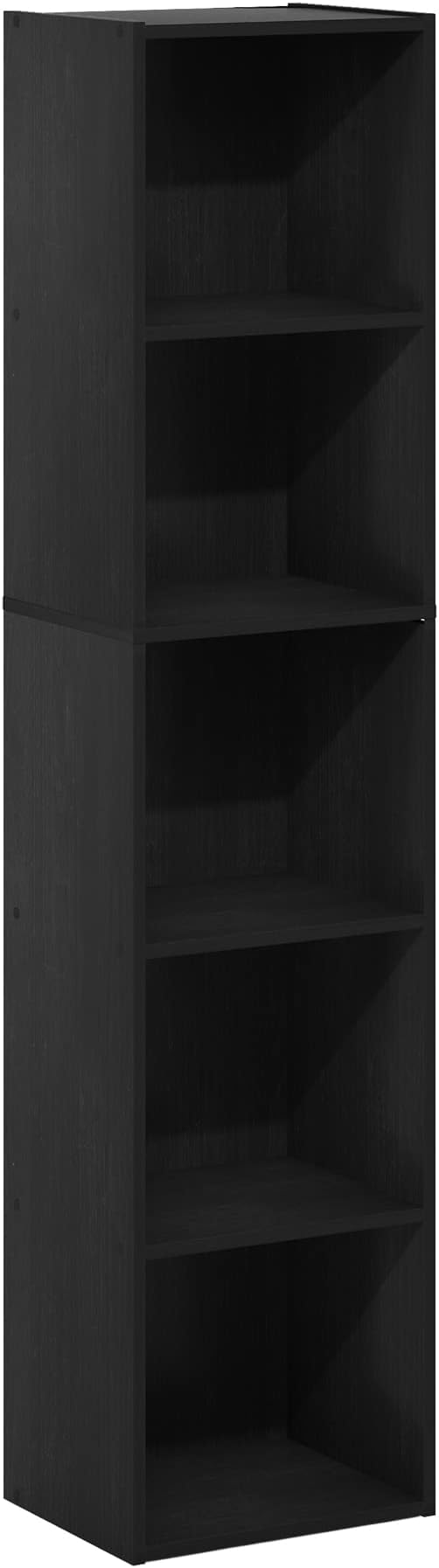 Furinno PASIR Book Shelf, 5-Tier Modern Bookshelf, Open Shelves Bookcase 9 x 12 - Image 7