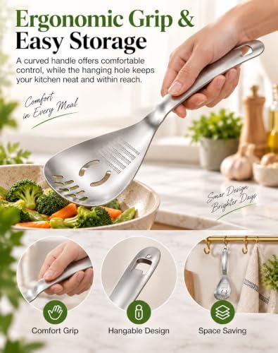 5-in-1 Multifunctional Stainless Steel Spoon, Kitchen Cooking Tool