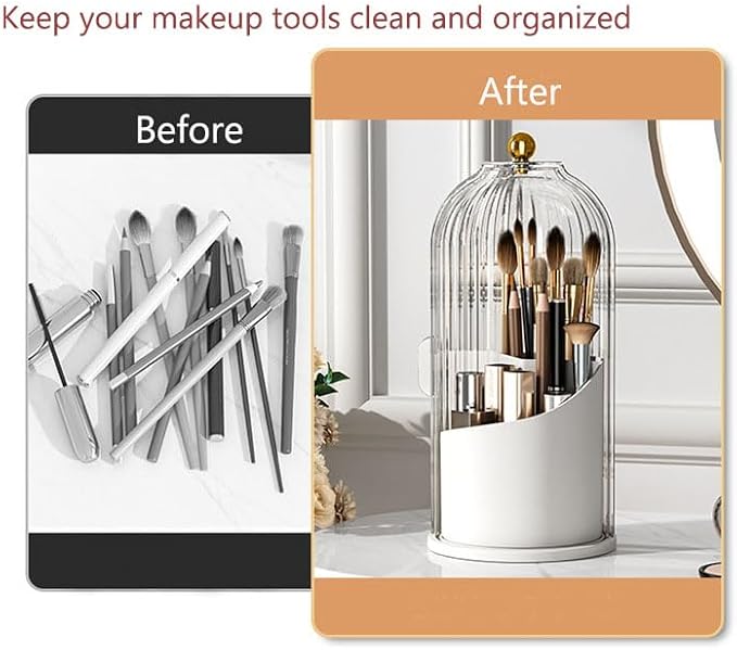 360°Rotating Makeup Brushes holder - Image 4