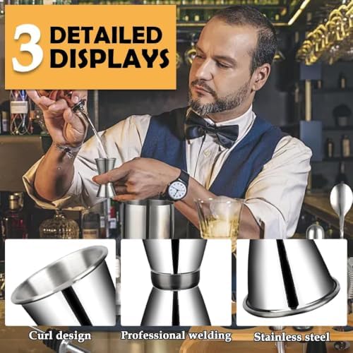 9 Pieces Jigger Bartending Double Cocktail Japanese Measuring