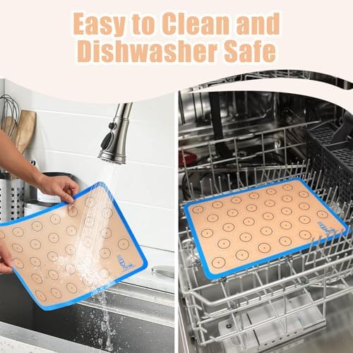 Silicone Baking Mat Macaron Set of 3