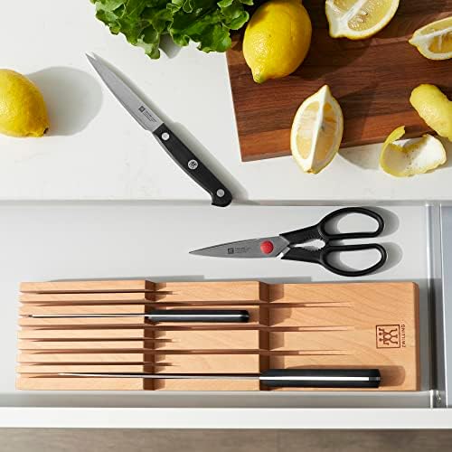 Zwilling 8-Slot In-Drawer Knife Block, Beechwood