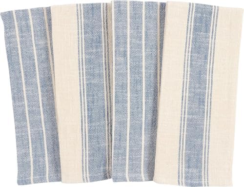 KAF Home Natural Rustic Farmhouse Slubbed Kitchen Towel | 100% Cotton