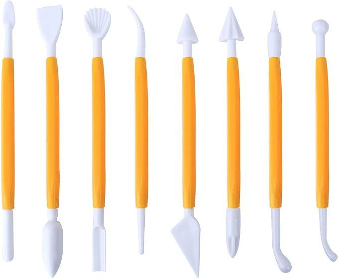 ScivoKaval Marshmallow Fondant Cake Decorating Hand Tool 12 Pcs 5 Sets Sugar - Image 2