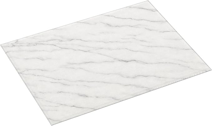 Marble White Dish Drying Mats for Kitchen Counter, Large 18"x24" Dish Mats for - Image 2
